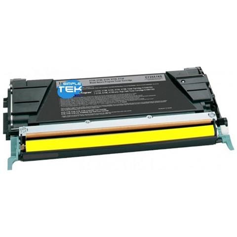 TONER COMPATIBILE -  Giallo Con Lexmark C734 736 736bk X738 X734 X736 C734a1yg - Foto 1