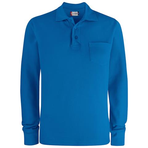 Basic Polo L /s Pocket Royal Xxl - Foto 1