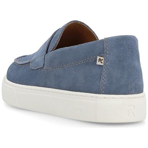 Classic Sneakers Pelle Scamosciata /nabuk Scarpe Uomo Blu Eu 46, U0703-14 - Foto 3