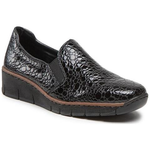 Grey Elegant Closed Ladies Shoes Mocassino Pelle Sintetica Scarpe Donna Grigio Eu 40, 53766-45 - Foto 1