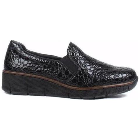 Grey Elegant Closed Ladies Shoes Mocassino Pelle Sintetica Scarpe Donna Grigio Eu 40, 53766-45 - Foto 2