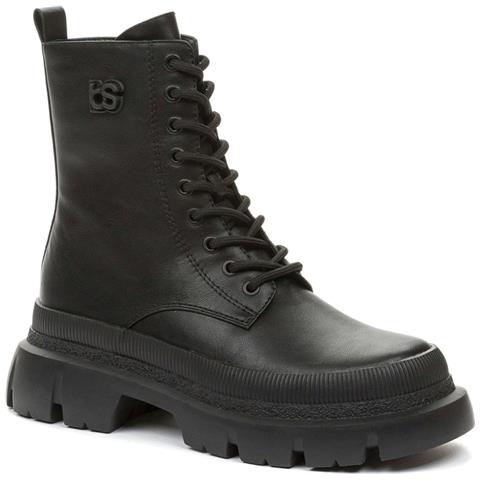 Black Casual Closed Booties Stivaletti Pelle Scarpe Donna Nero Eu 37, 948007/32-01 - Foto 1