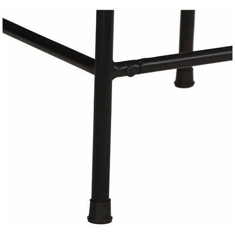 Sgabelli da Bar 4 pz 46x35,5x80 cm Legno Massello Grezzo Mango - Foto 2