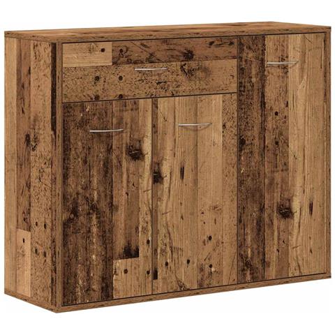 Credenza Legno Antico 88x30x70 Cm In Legno Multistrato - Foto 2