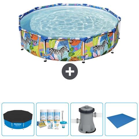 Piscina Fuori Terra - In Giro - 305x66 Cm - Multi - Include Accessori Coordinati Cb1 - Foto 1