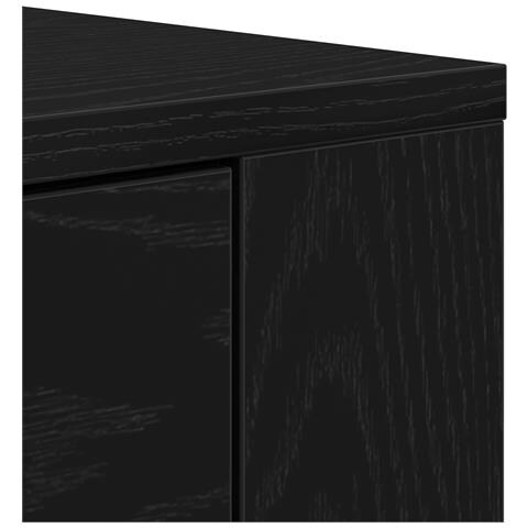 Sideboards 3 pz Rovere Nero Legno Ingegnerizzato - Foto 9