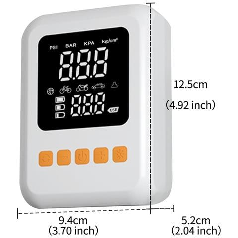 Mini Gonfiatore Portatile Wireless Per Auto - Foto 2