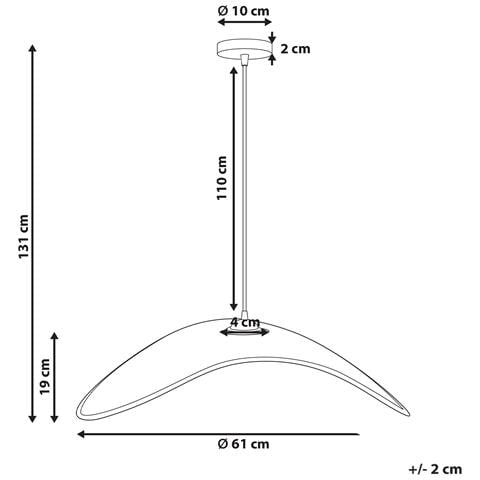 Lampadario Yaguez Iuta Naturale - Foto 7