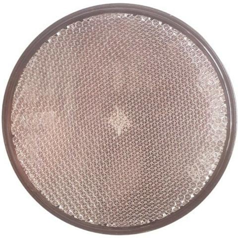 Catarifrangente Con Vite M5 Bianco Ø 80mm Confezione Da 10 Pezzi - Foto 1