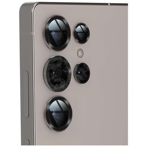 Vetro Temperato Per Fotocamera Per Galaxy S25 Ultra Antiriflesso Lente Quintupla, Rosa Champagne - Foto 2