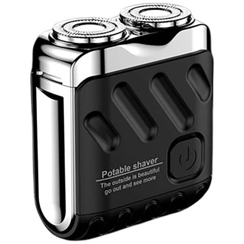 Mini Rasoio Elettrico Classico - Portatile, Ricaricabile E Impermeabile Per Uomo E Donna Black - Foto 1