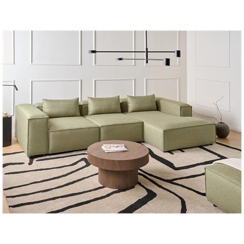 4 Posti Brande Tessuto Verde Chiaro Lato Sinistro - Foto 1