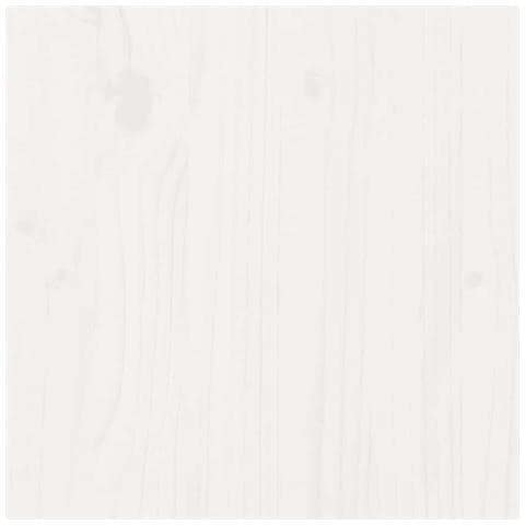 Set Salotto Giardino 4pz con Cuscini Bianco Legno Massello Pino - Foto 9