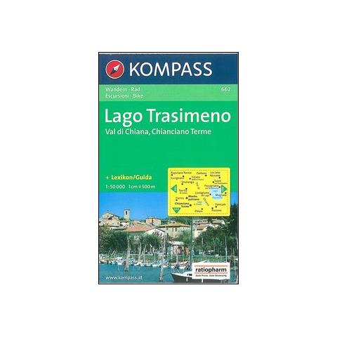Carta escursionistica n. 662. Toscana, Umbria, Abruzzi. Lago Trasimeno, Val di Chiana, Chianciano Terme 1:50.000 - Foto 1