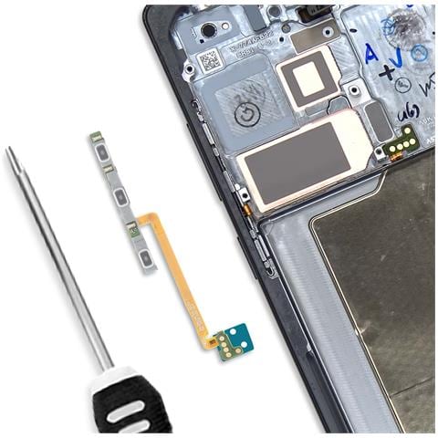 Cavo Pulsante Di Accensione E Volume Compatibile Sostituzione Galaxy S25 Ultra - Foto 2