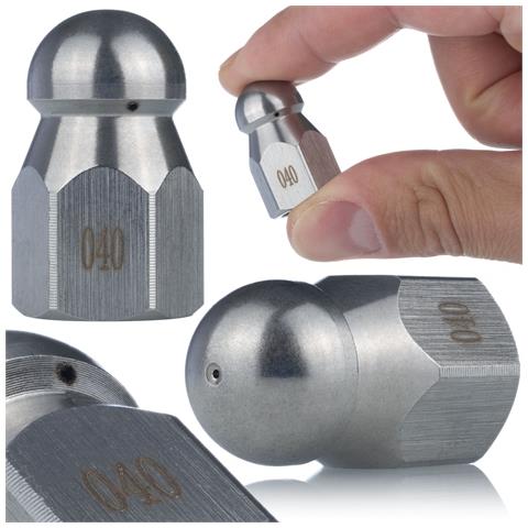 Tubo Alta Pressione 20m Con Ugello Sostitutivo - Compatibile Con Idropulitrici Lavor - Pressione Max 200 Bar, Filettatura 1/4"" - Foto 8