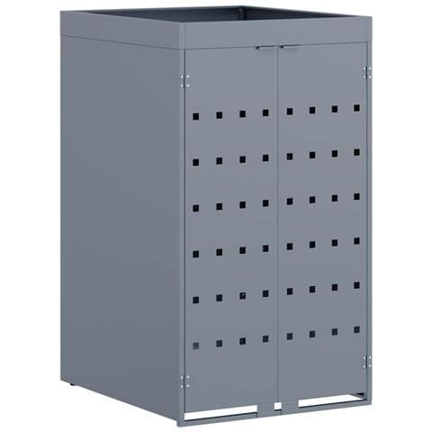 Deposito per bidone con tetto da fioriera per bidone singolo da 240L - Foto 1