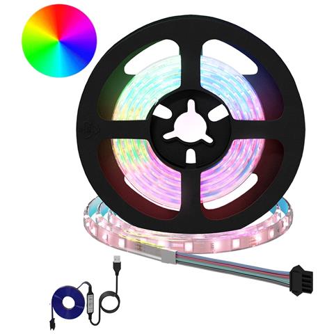 Striscia LED 12 pcs Nero e trasparente 1200 mm Rame e plastica - Foto 1