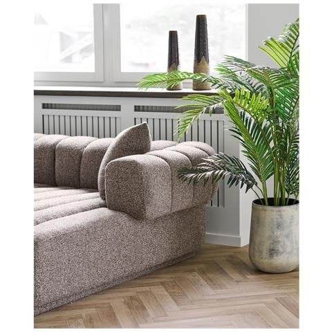 Vaso In Ceramica Marrone Con Smalto A Colatura Ø12,5×48 Cm - Foto 7