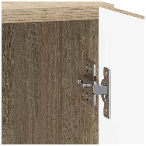 Armadio da Notte 2 pcs Rovere Sonoma 43 x 34,5 x 50 cm - Foto 9
