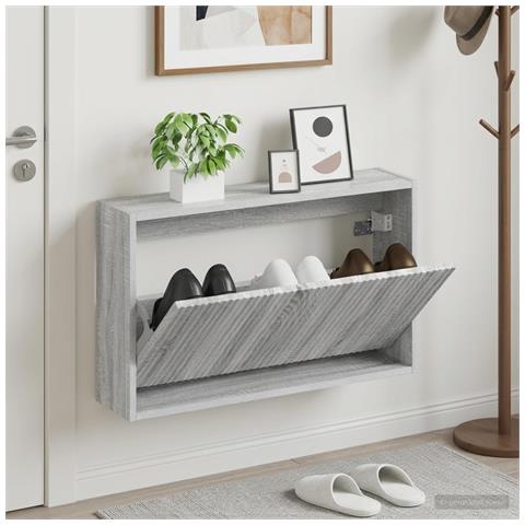 Mobiletto per Scarpe da Muro ARNHEM 71 x 17 x 43 cm - Foto 2
