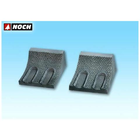 Pareti interne tunnel dritto 10 cm (2 pz) HO - Foto 1