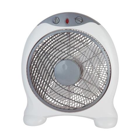 Ventilatore da Tavolo Box Diametro 30 cm Colore Bianco / Grigio - Foto 3