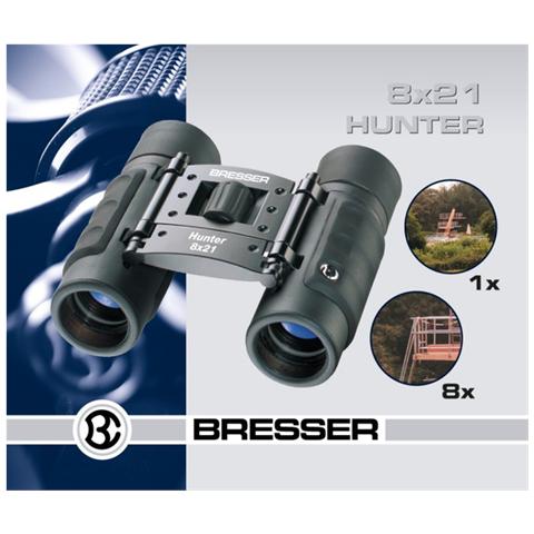 Binocolo con Custodia Nera Gomma 8 x 21 mm 1110821 - Foto 4