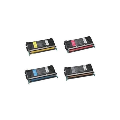 TONER RIGENERATO -  C734C Ciano Per Lexmark C 734 736 738 C734A1Cg 6.000 Pagine - Foto 1