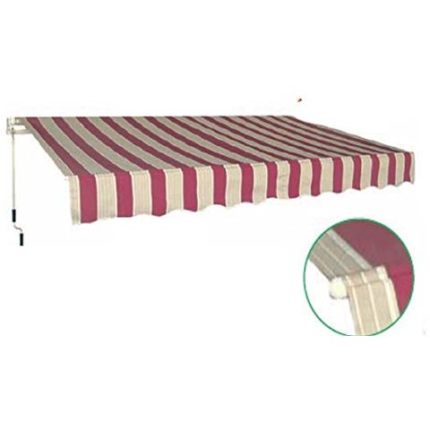 Tenda barra quadra P. 200 L. 250 colore - Riga Bordeaux - Foto 2