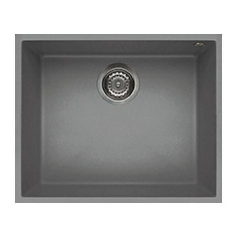 Lavello Quadra 105 Keratek Plus Sottotop 54x44 cm 1 vasca Colore Light Grey 97 - Foto 1