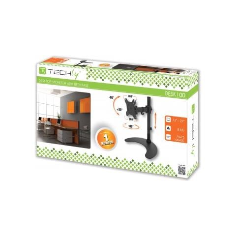 Supporto da Scrivania ICA-LCD 3400 per Monitor LCD 13'' - 27'' con Base Portata 8 Kg - Foto 4