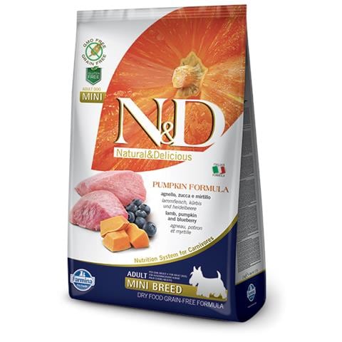 N&d Grain Free Pumpkin Adult Mini Agnello E Mirtillo: 7 Kg - Foto 1
