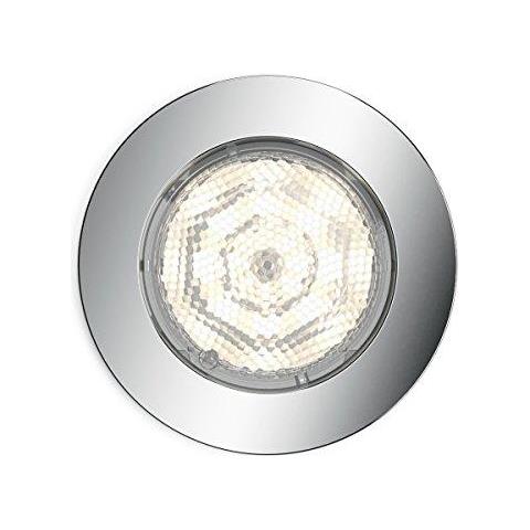 Spotlight Philips Mybathroom Dreaminess Rotonda Led Da Incasso (include 1 X 45 W Luce Led Ip65 - Bagno Cassetta Di Sicurezza) Grigio - Foto 1