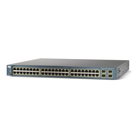 Ethernet Switch Cisco Catalyst WS-C3560G-48TS-S 48 Porte Gestibile - 48 x RJ-45 - 4 x Slot espansione - 10Base-T, 10/100/1000Base-T - Foto 1