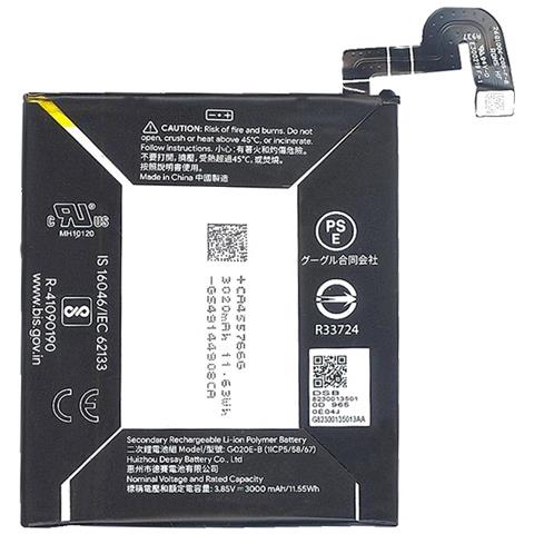 Batteria Litio Integrata Originale G020e-b Bulk Per Pixel 3a - Foto 1