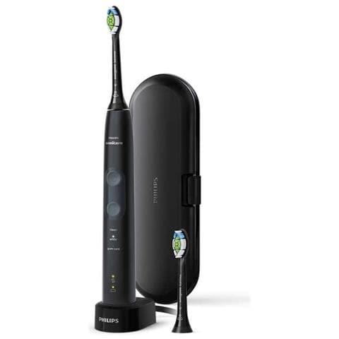 Sonicare Protectiveclean 5100 Spazzolino Elettrico Hx6850/47 Ricaricabile, Cordless, Numero Di Testine Incluse 2, Nero, Numero Di Modalità Di Lavaggio Dei Denti 3, Tecnologia Sonic - Foto 6