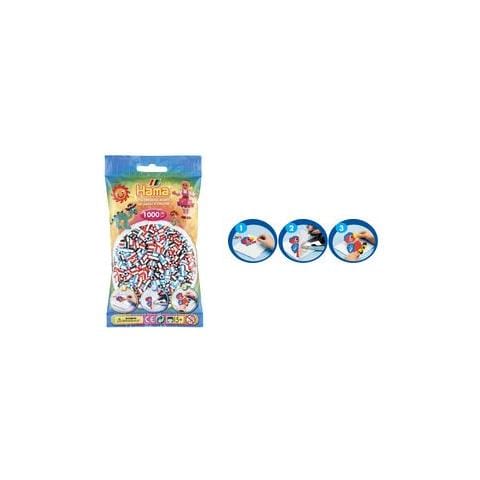 Perline Termoadesive Midi ""stripe Bead Mix 23110 Cm (91"") In Sacchetto Diametro Della Perlina Termoadesiva Midi 50 - Foto 2