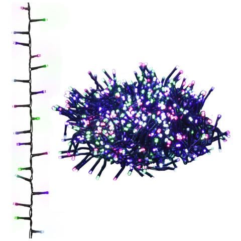 Stringa Led Compatta Con 3000 Led Pastello Multicolore 30 M Pvc - Foto 1