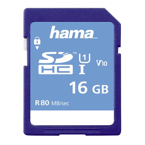 Hama 00181094 Speicherkarte 16 Gb Sdhc Klasse 10 Uhs-i (00181094) - Foto 2