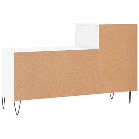 Scarpiera Bianco Lucido 102x36x60 Cm In Legno Multistrato - Foto 10