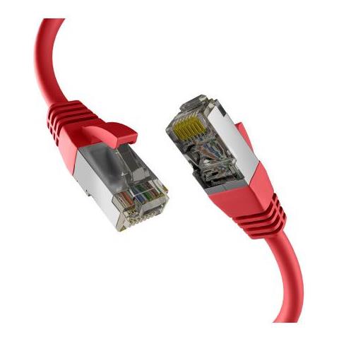 M-cab Ec020200293 Cavo Di Rete Rosso 3 M Cat8.1 S /ftp (s-stp) - Foto 1