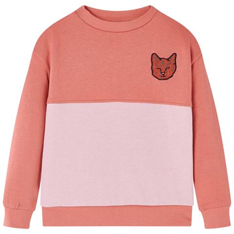 Felpa da Bambina Color Block Rosa 116 - Foto 1