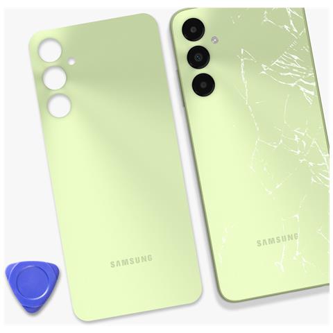 Copribatteria Galaxy A05s Con Lente Fotocamera Originale, Verde Chiaro - Foto 4