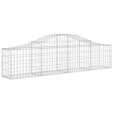 Cesto Gabbione Ad Arco 200x30x40/60 Cm Ferro Zincato - Foto 1