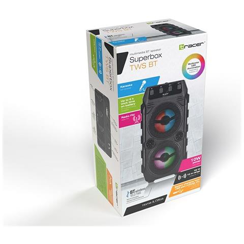 Altoparlante Bluetooth Portatile Traglo46612 Nero - Foto 2