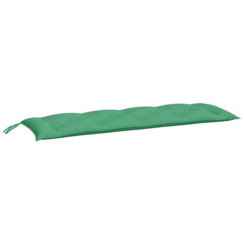 Cuscini Per Panca 2 Pz Verdi 150x50x7 Cm In Tessuto Oxford - Foto 3