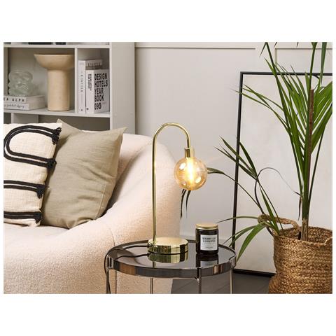 Lampada Da Tavolo Ramis Metallo Oro - Foto 1