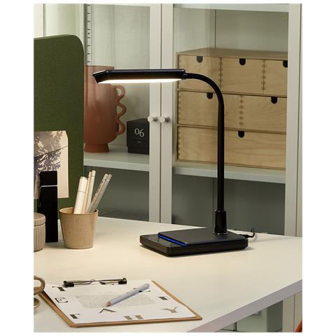 Lampada Da Scrivania A Led Centaurus Con Dimmer Metallo Nero - Foto 6