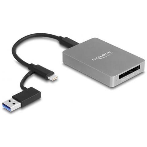 91008 Lettore Di Schede Usb 3.2 Gen 1 (3.1 Gen 1) Type-c Grigio - Foto 1